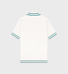 SRC Mini Cable Polo - White/Alpine