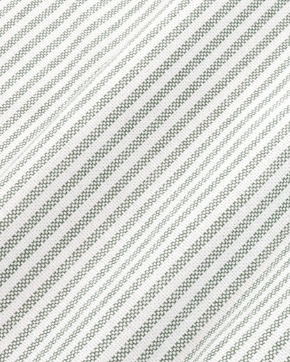 SRC Oversized Oxford Shirt - Forest striped
