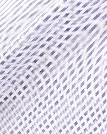 SRC Oversized Oxford Shirt - Navy Stripe