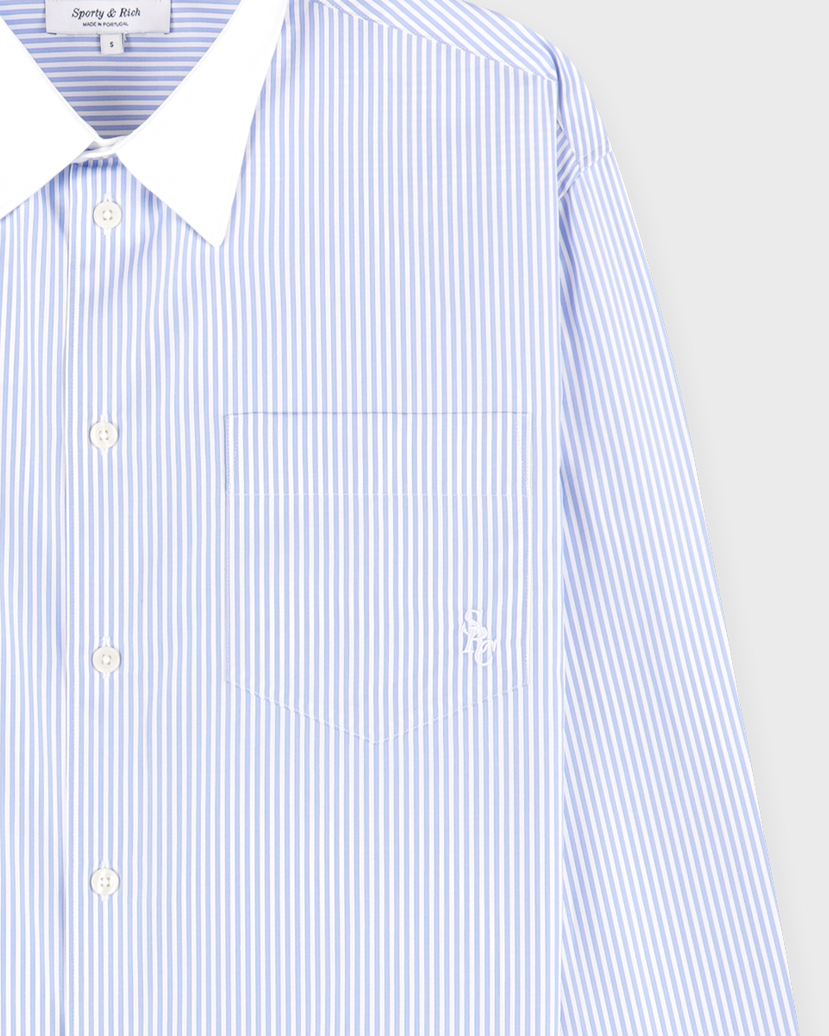 SRC Oversized Shirt - Blue Stripe
