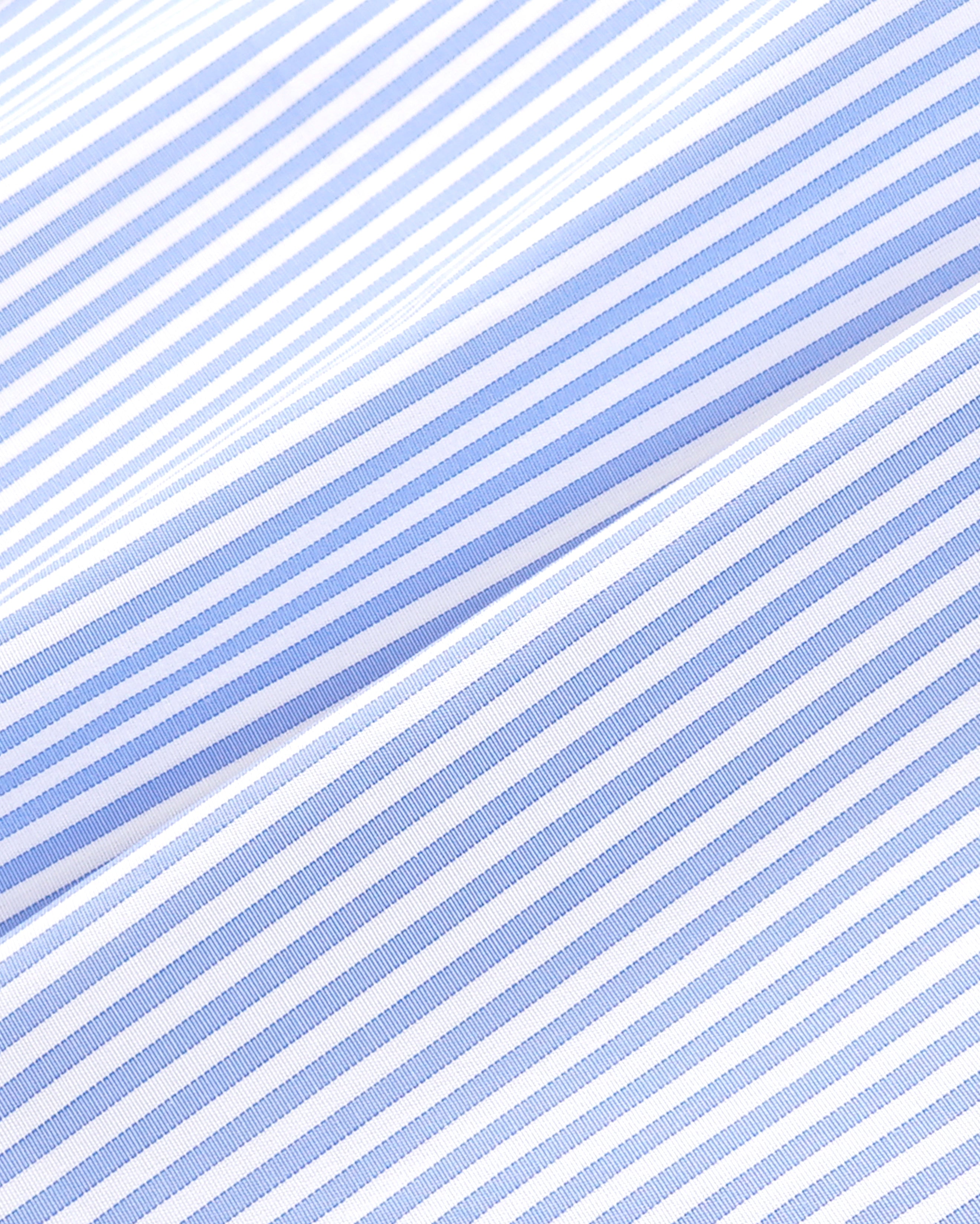 SRC Oversized Shirt - Blue Stripe
