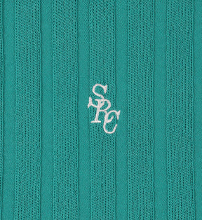 SRC Ribbed Polo - Spring Green