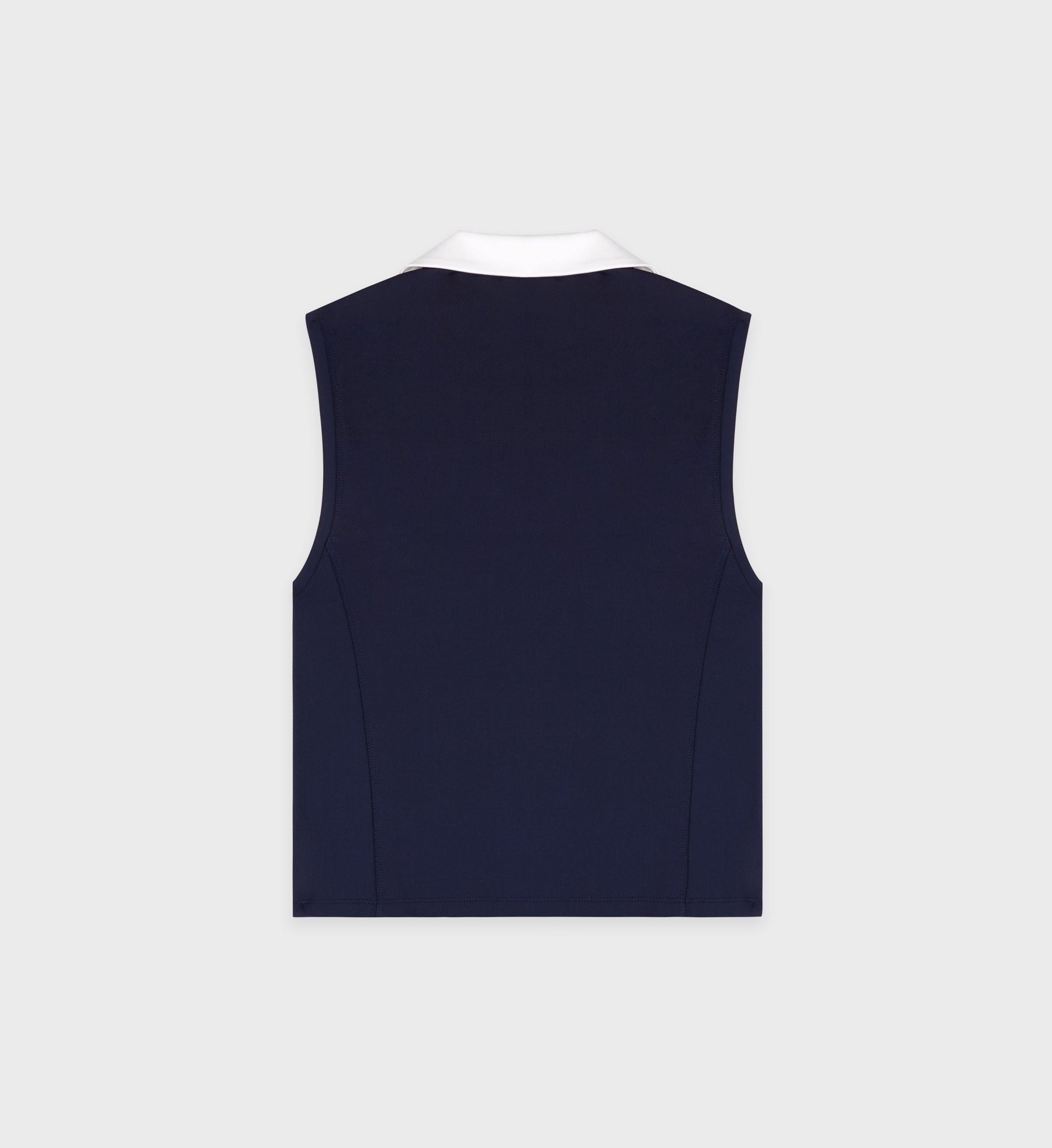 SRC Sports Polo Vest - Navy/White
