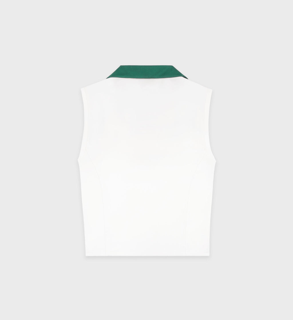 SRC Sports Polo Vest - White/Alpine