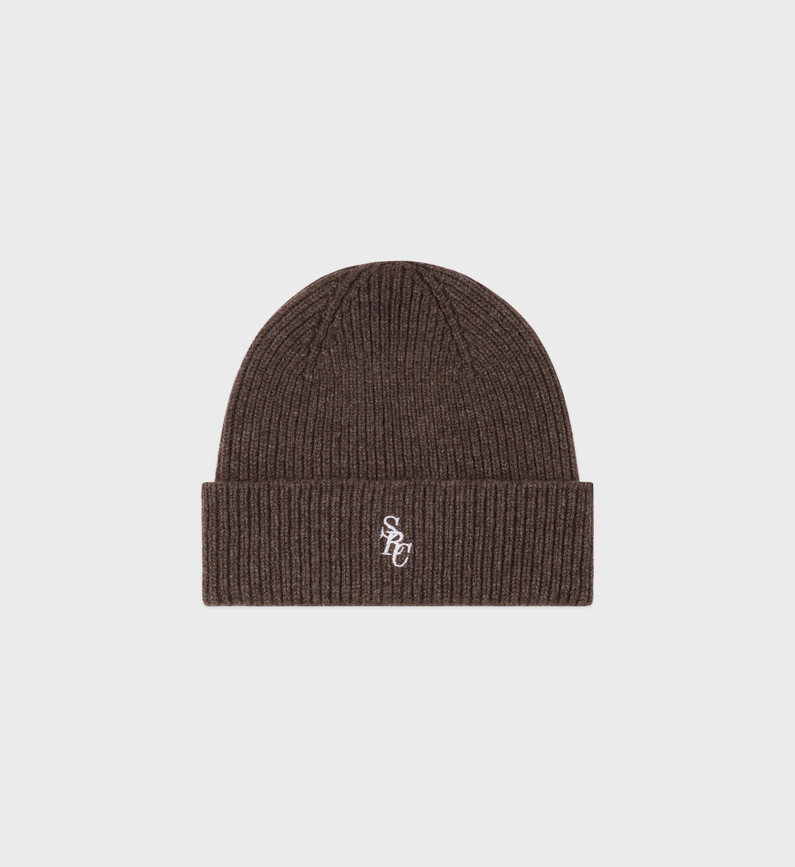 SRC Wool Beanie - Chocolate