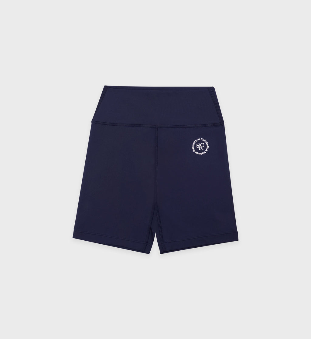 SRHWC Biker Short - Navy/White