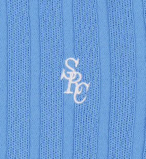 SRC Ribbed Polo - Juniper/White