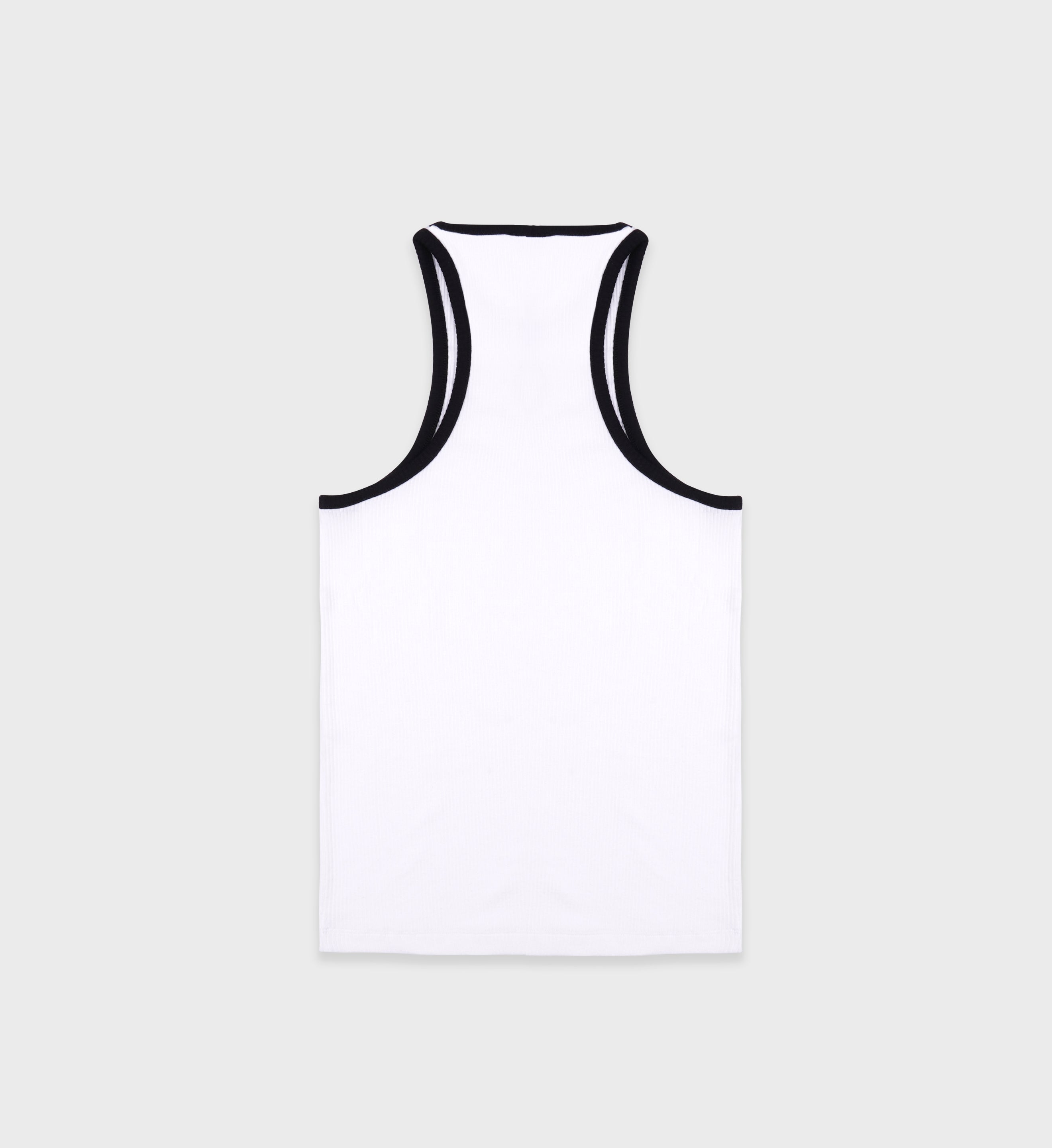 SRHWC Ribbed Tank - White/Black