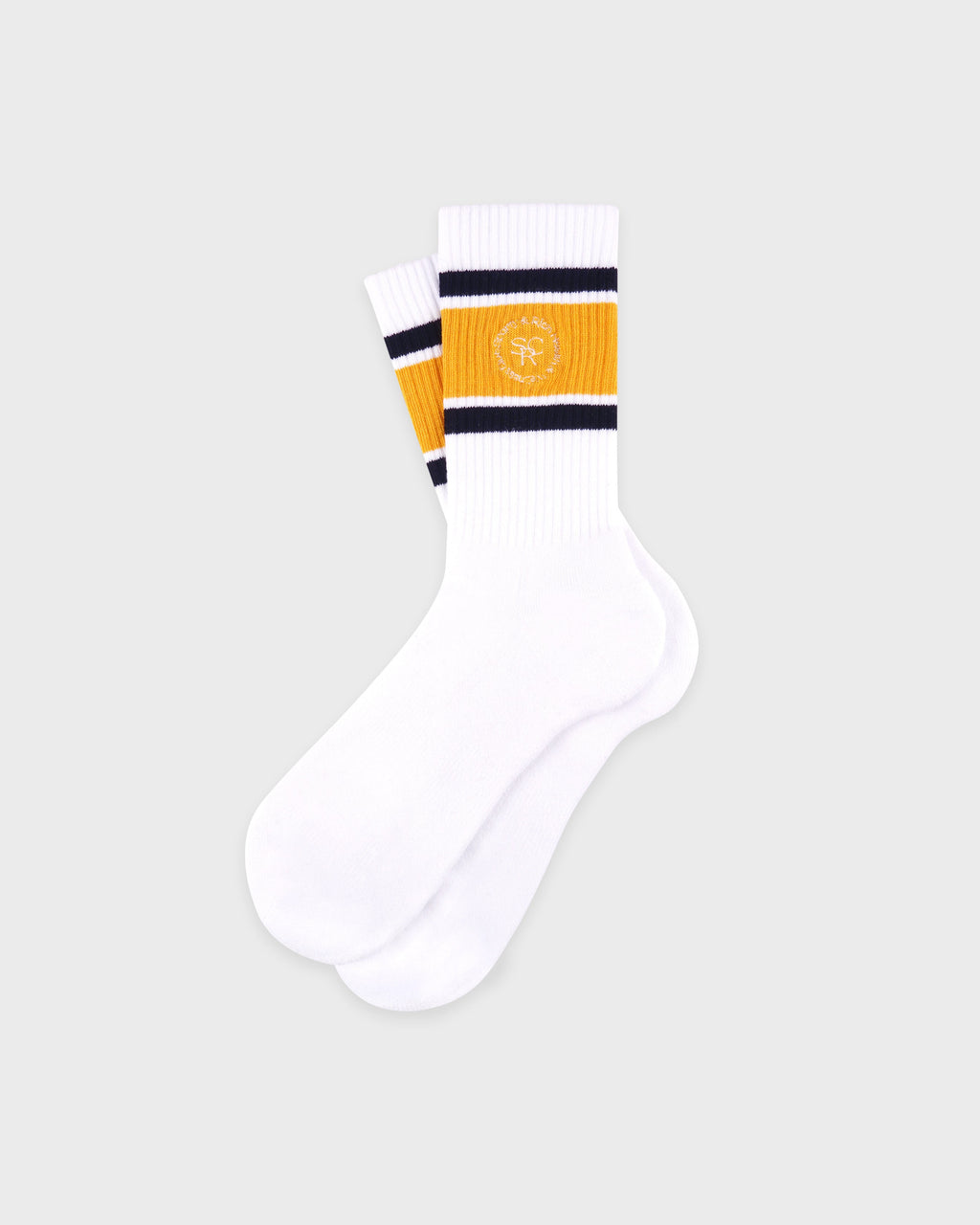SRHWC Roller Socks - White/Navy/Faded Gold