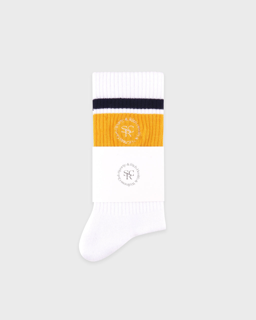 SRHWC Roller Socks - White/Navy/Faded Gold