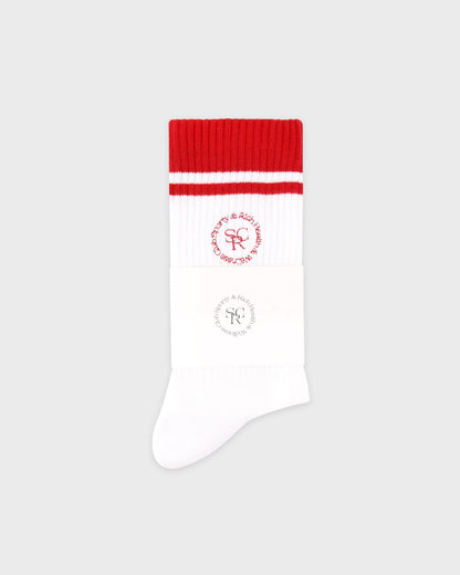 SRHWC Socks - White/Ruby