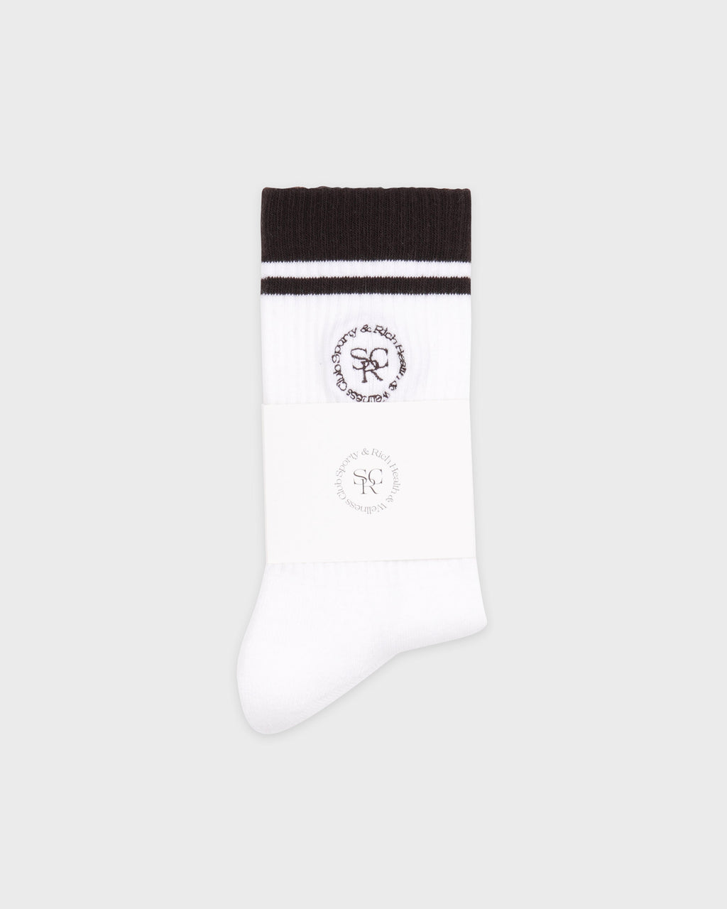 SRHWC Socks - White/Chocolate