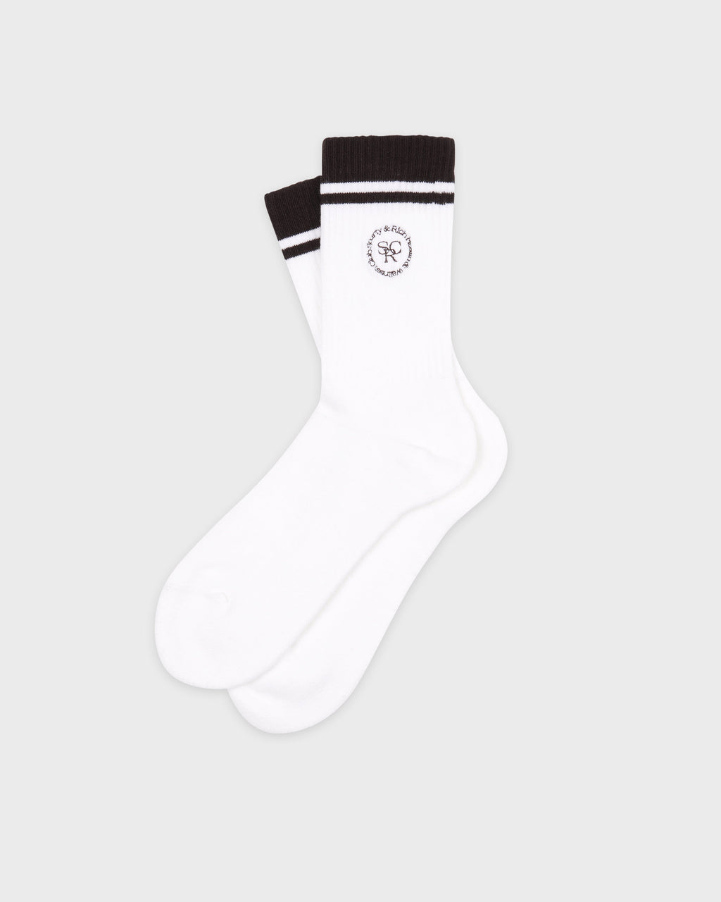 SRHWC Socks - White/Chocolate