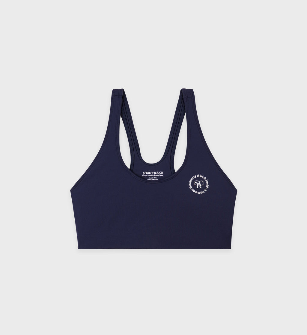 SRHWC Sports Bra - Navy/White