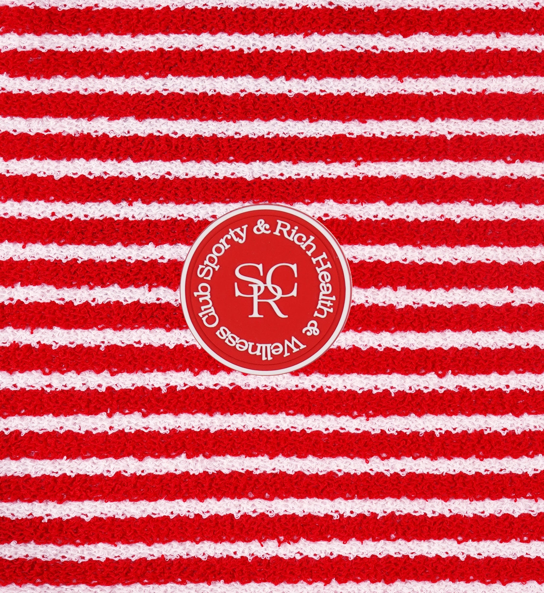 SRHWC Striped Terry Tank - Fire Red Stripes