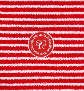 SRHWC Striped Terry Tank - Fire Red Stripes