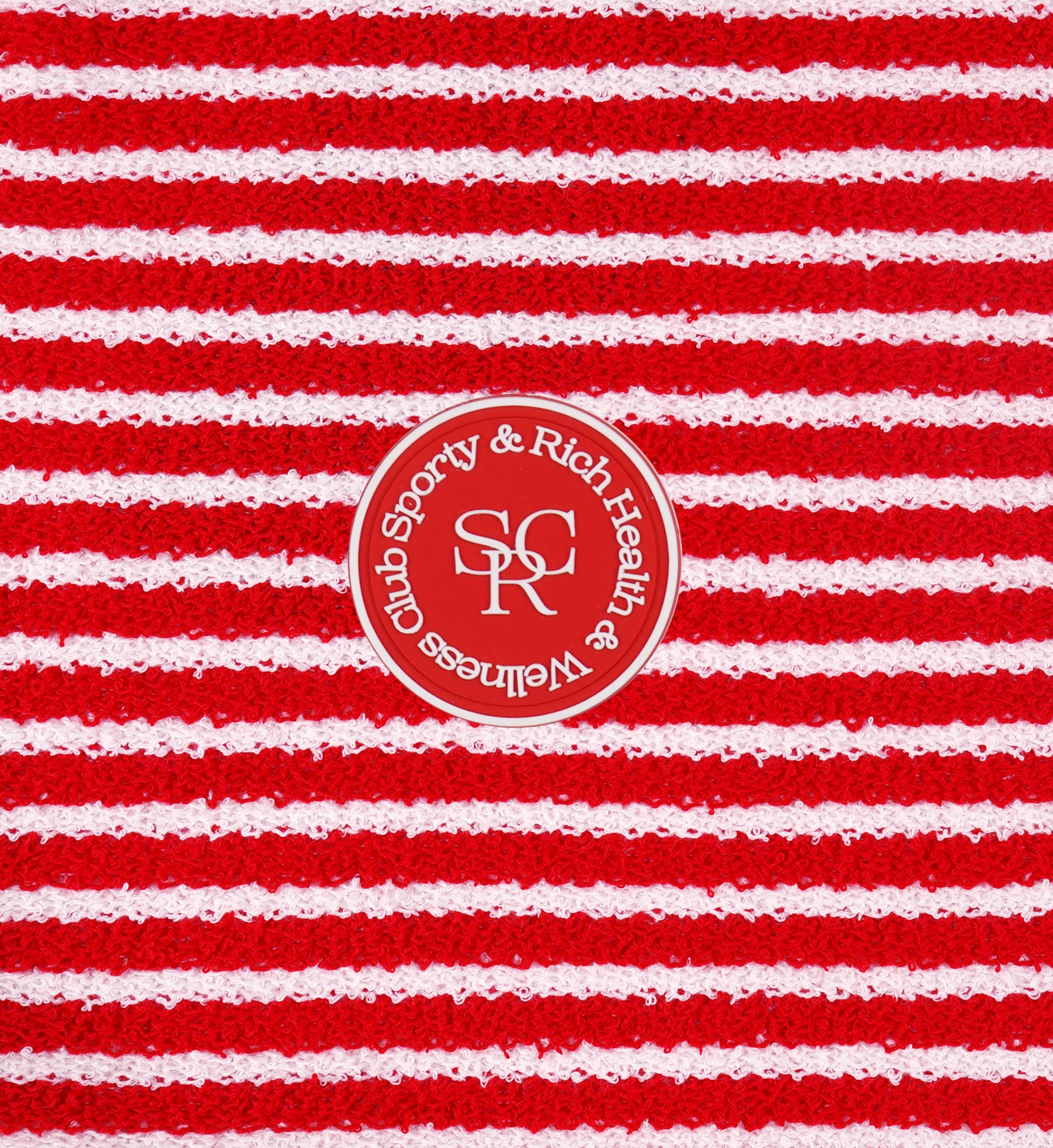SRHWC Striped Terry Tank - Fire Red Stripes