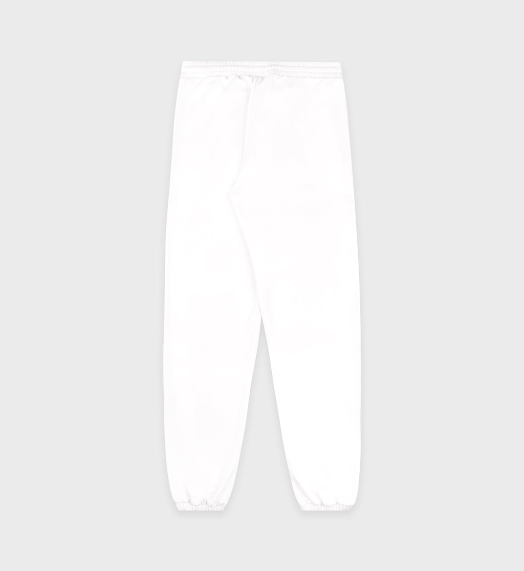 Crown Tennis Track Pant - White/Navy