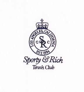 Crown Tennis Track Pant - White/Navy