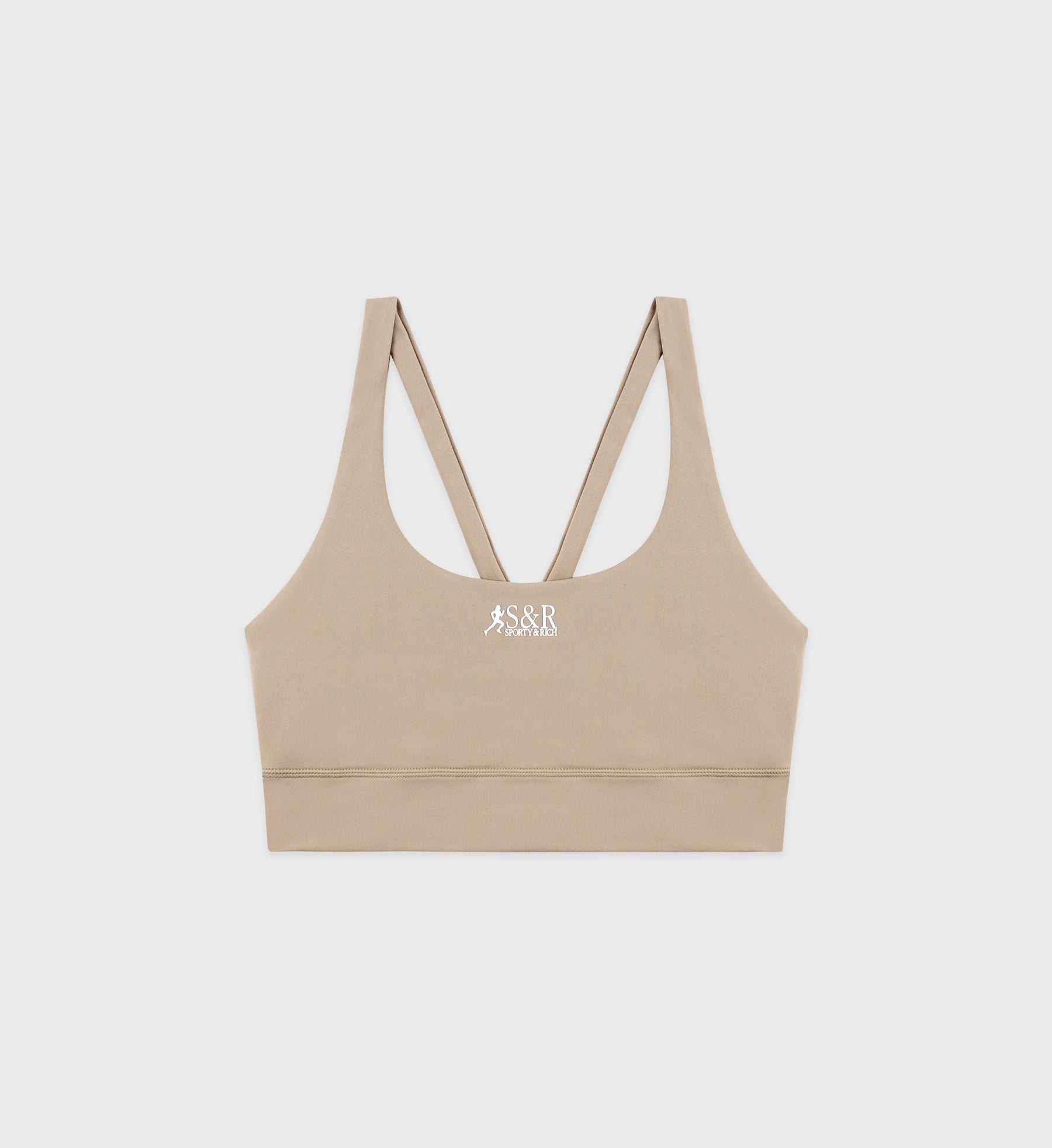 SR Runner Active Bra - Elephant/White