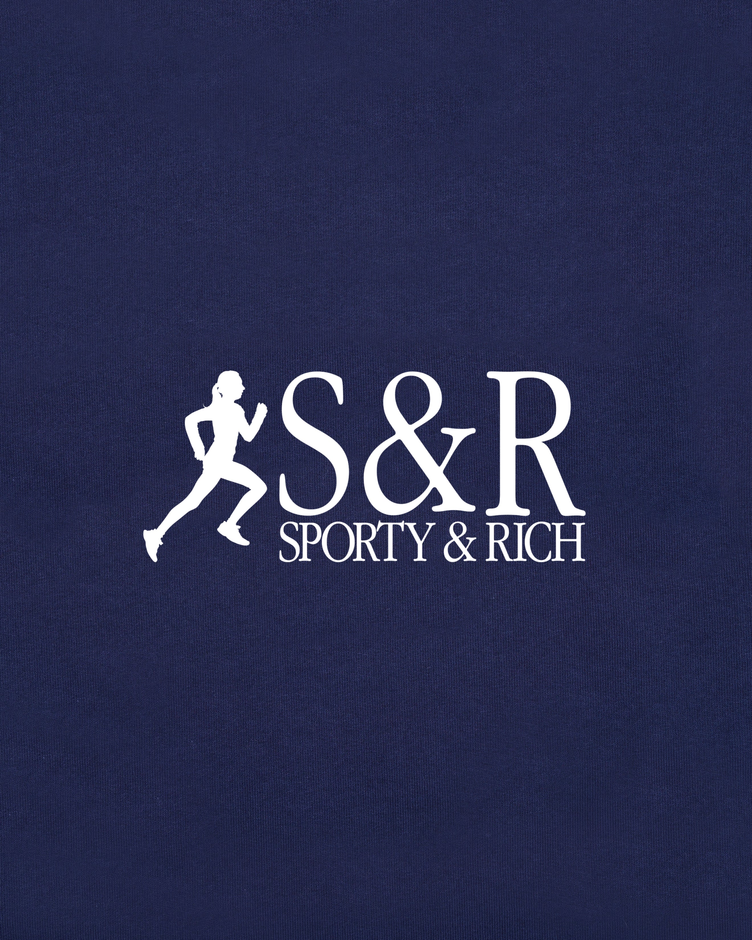 SR Runner Biker Short - Light Navy/White