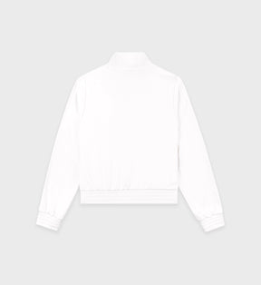 Crown Tennis Track Jacket - White/Navy