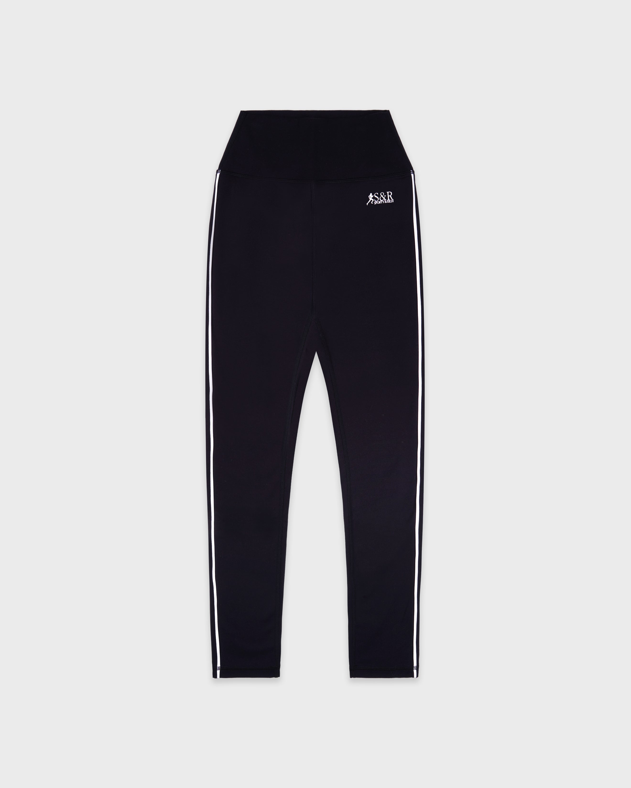 SR Runner Legging - Black/White