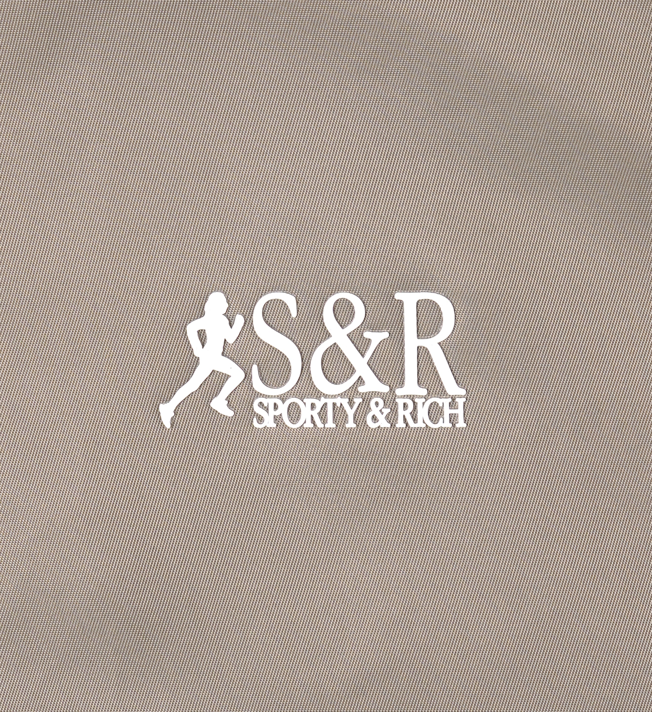 SR Runner Nylon Quarter Zip - Elephant/White