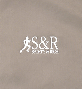 SR Runner Nylon Quarter Zip - Elephant/White