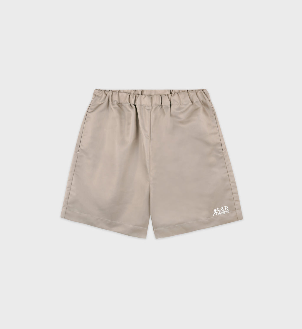 SR Runner Nylon Short - Elephant/White