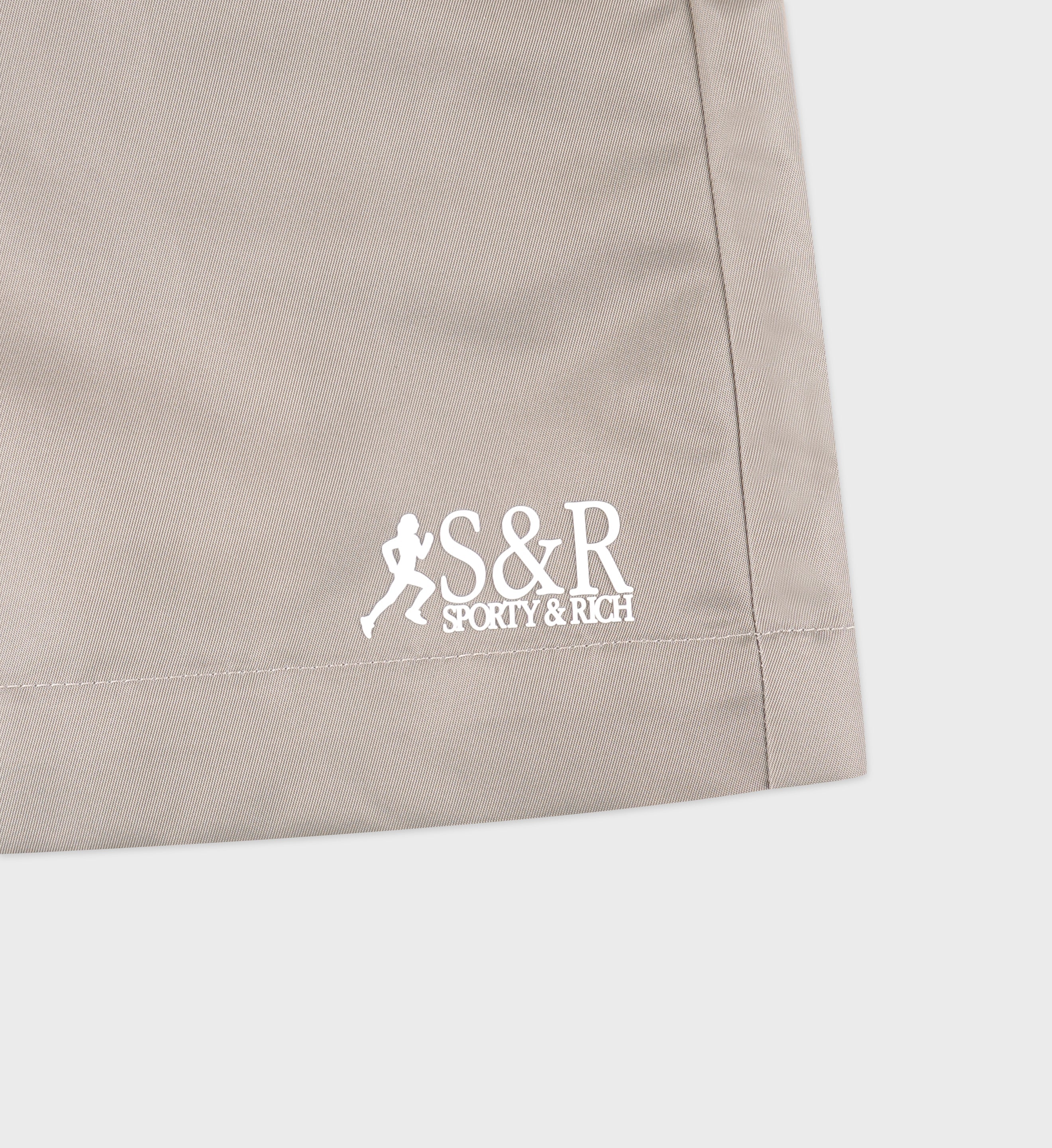 SR Runner Nylon Short - Elephant/White