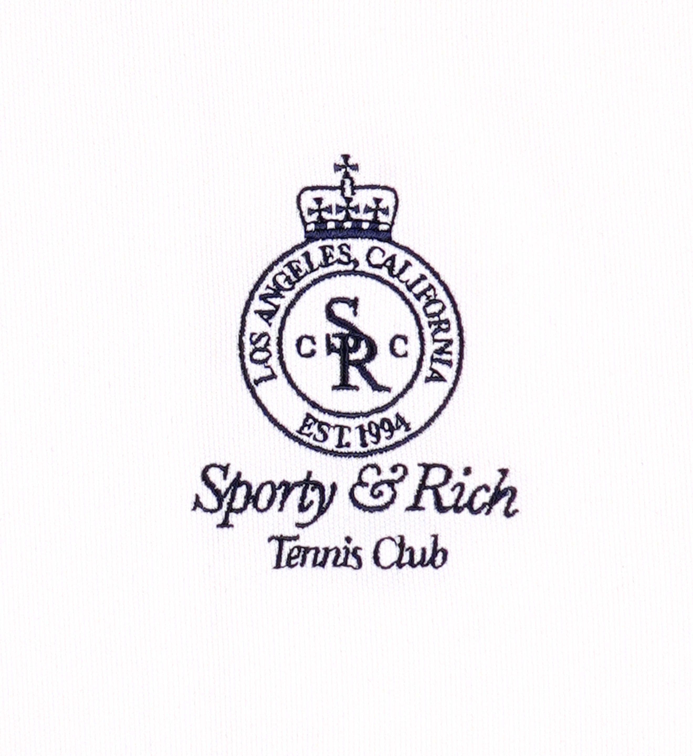 Crown Tennis Roller Short - White/Navy