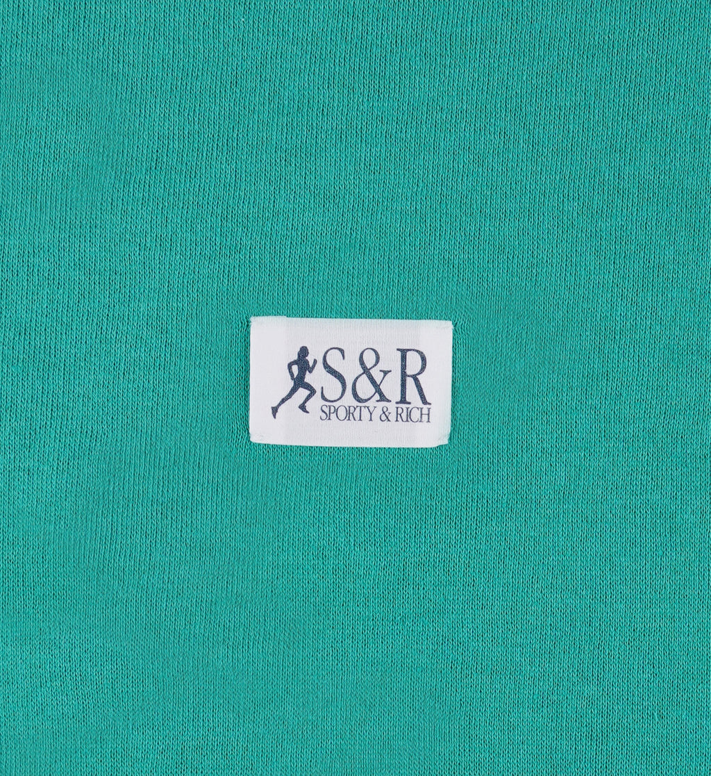 SR Runner Soft Crewneck - Spring Green/Navy