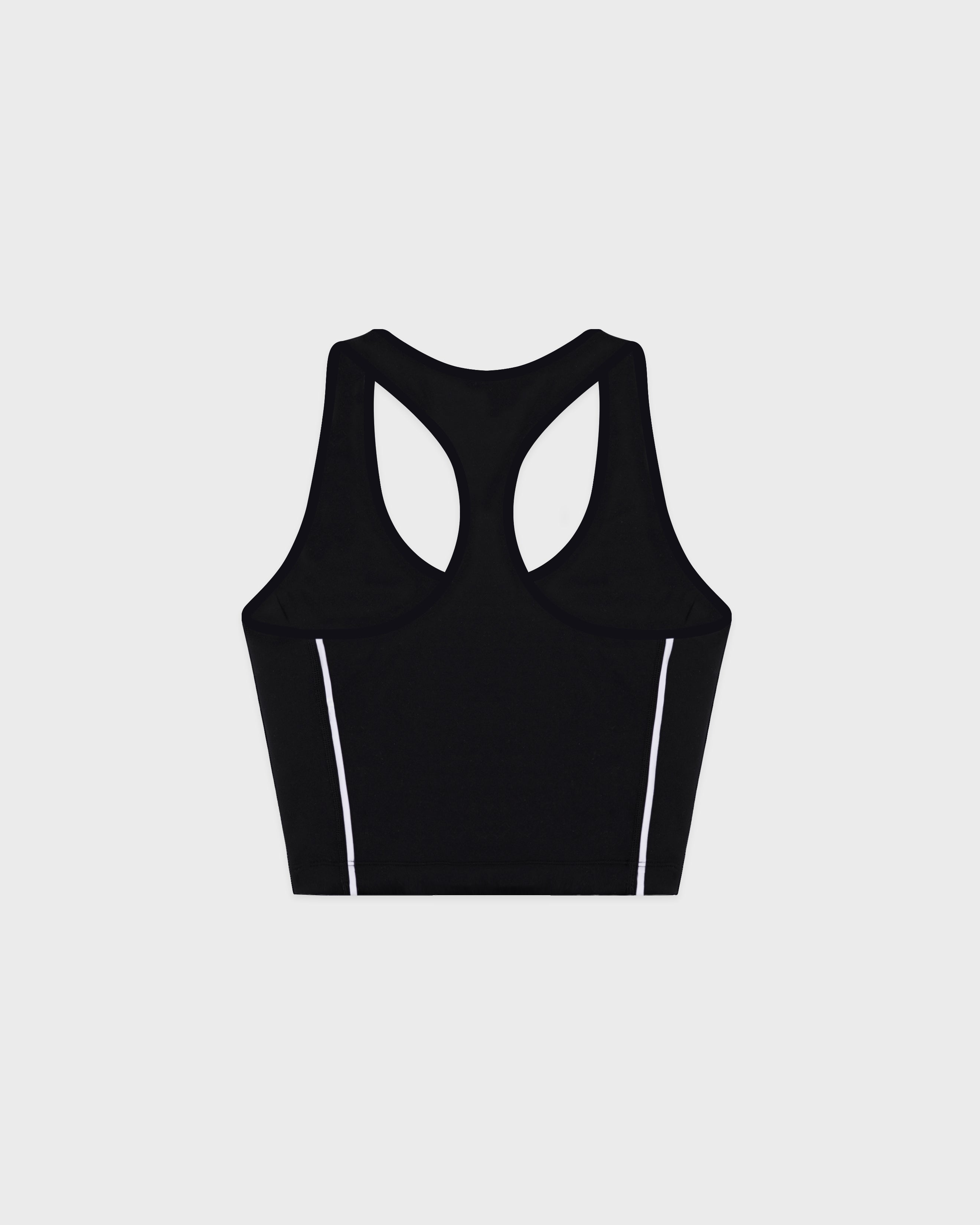 SR Runner Sports Tank - Black/White