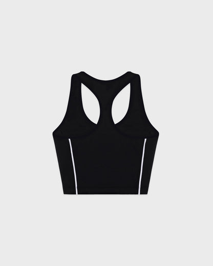SR Runner Sports Tank - Black/White