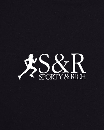 SR Runner Sports Tank - Black/White