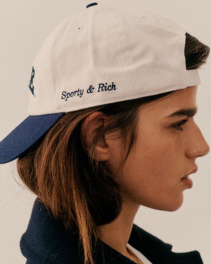 Yale Classic Hat - White/Navy