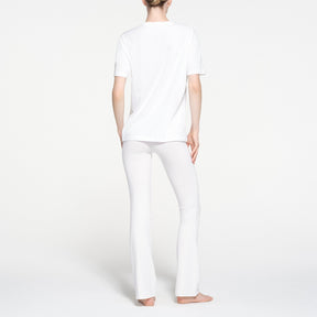RELAXED TEES OVERSIZED LONG T-SHIRT | SNOW