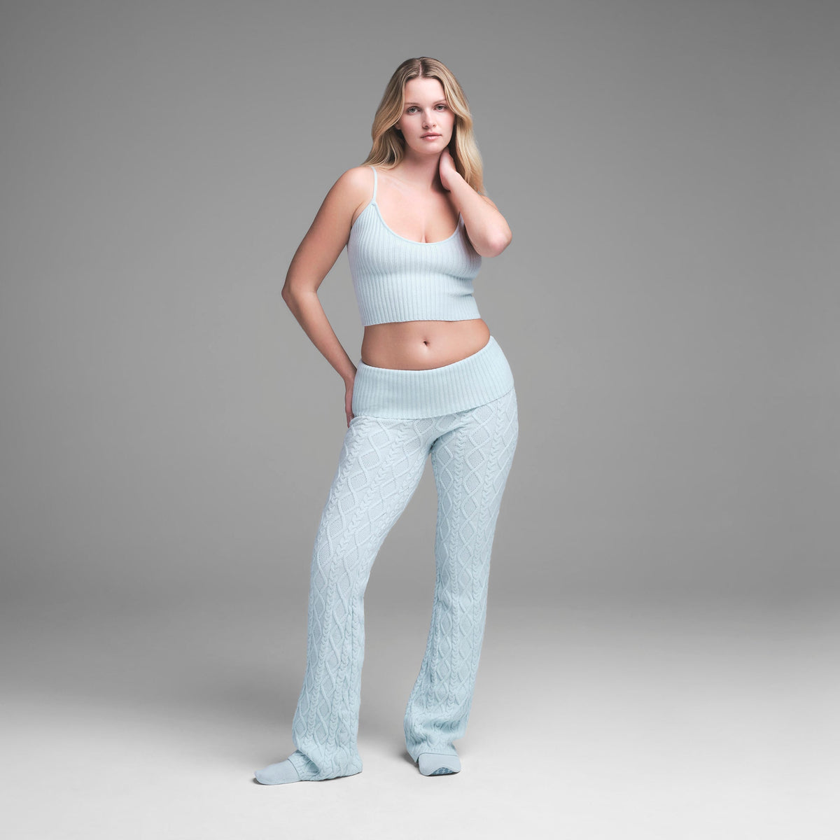 SWEATER KNIT CAMI | CLOUD