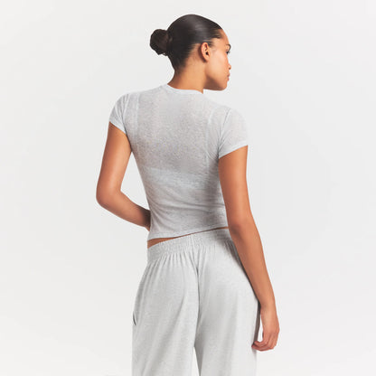 Sheer Rib T-shirt