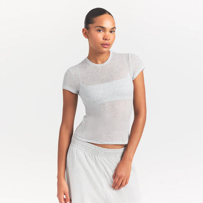 Sheer Rib T-shirt