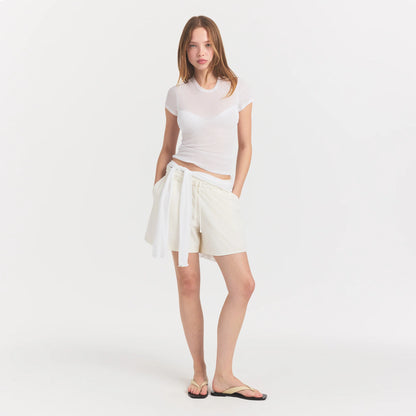 Sheer Rib T-shirt