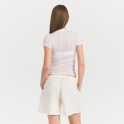 Sheer Rib T-shirt