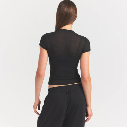 Sheer Rib T-shirt