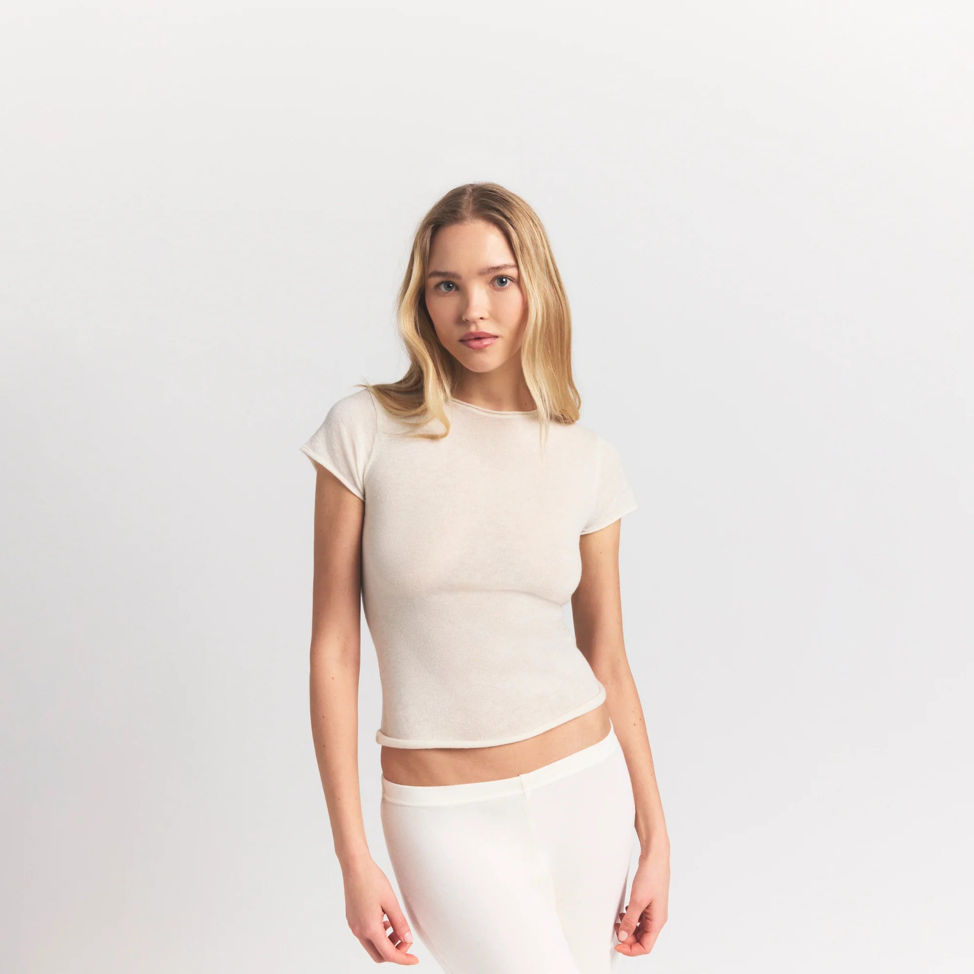 Featherweight Cashmere Tee