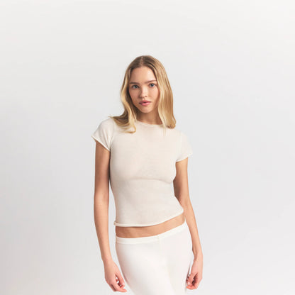 Featherweight Cashmere Tee