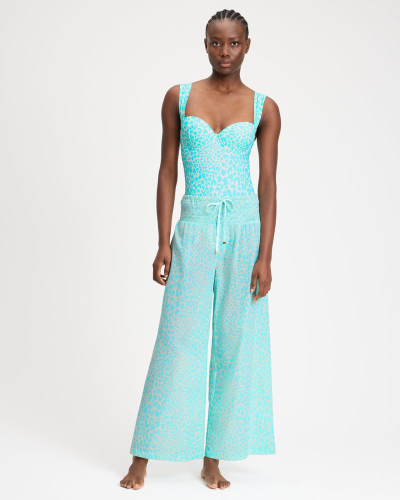 Regal Leopard Cover-up Pants