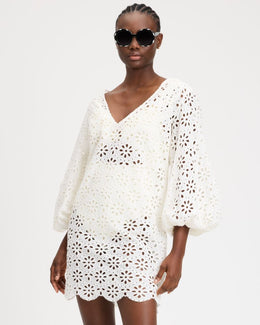 Eyelet Cover-up Dress