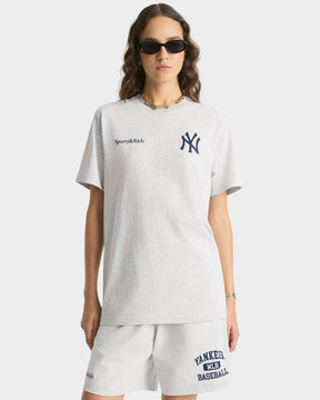 Slugger T-Shirt - Heather Gray/Navy