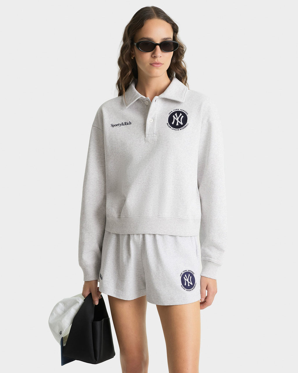 Major League Polo - Heather Gray/Navy